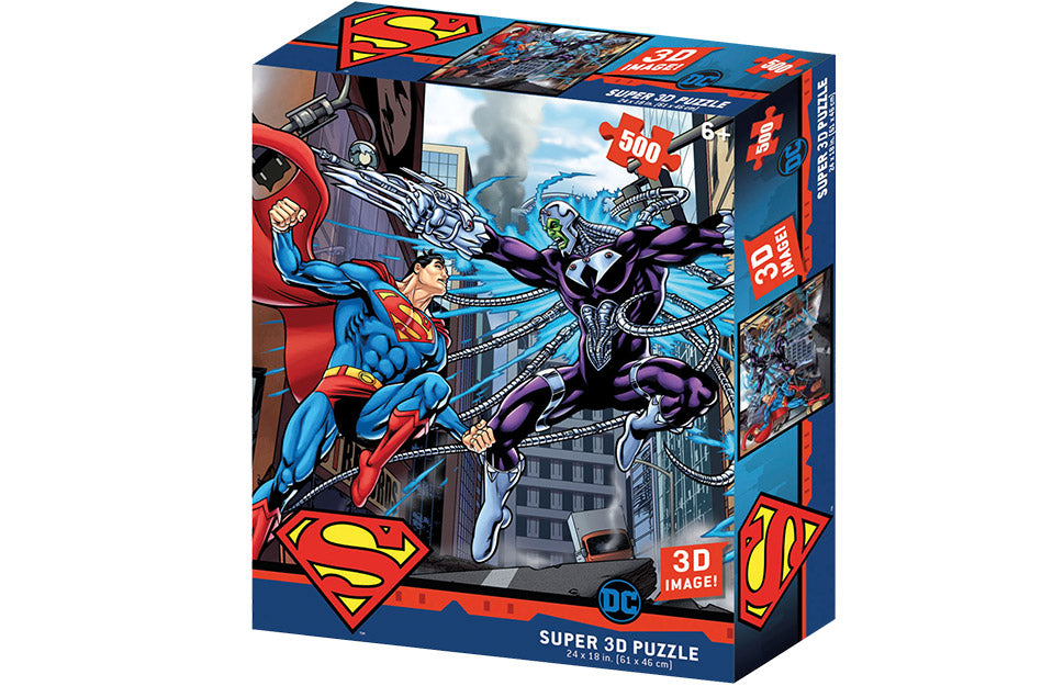 Superman v Electro 500 Piece 3D Jigsaw Puzzle