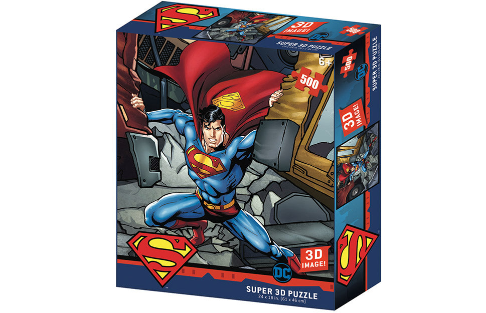 Superman Strength 500 Piece 3D Jigsaw Puzzle