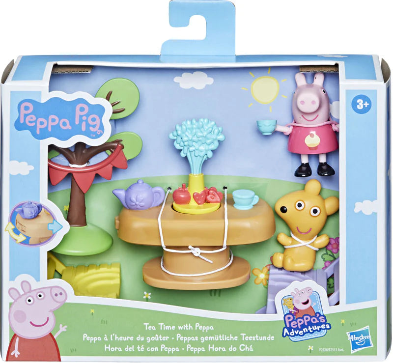 Peppa pig little rooms holiday deco playset deals