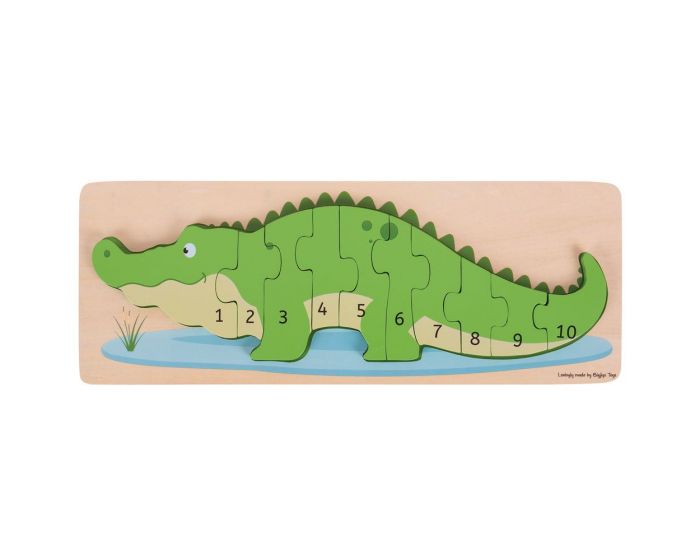 Big Jigs Crocodile Number Puzzle