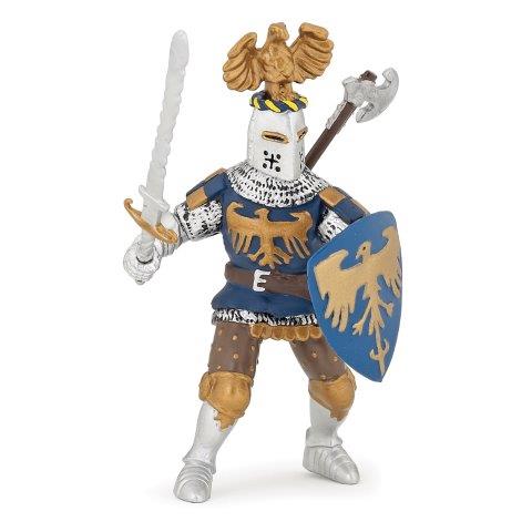 Papo Blue Knight With Crest
