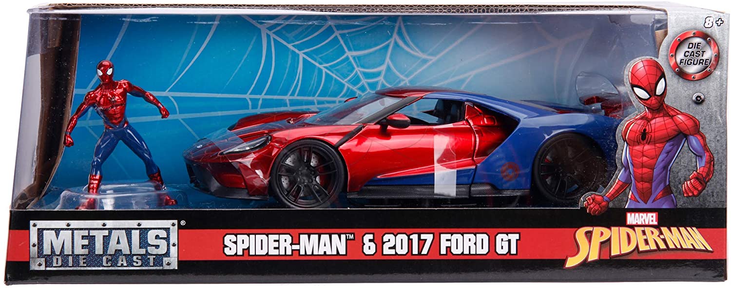 Jada Spiderman 2017 Ford GT 1:24 Die Cast