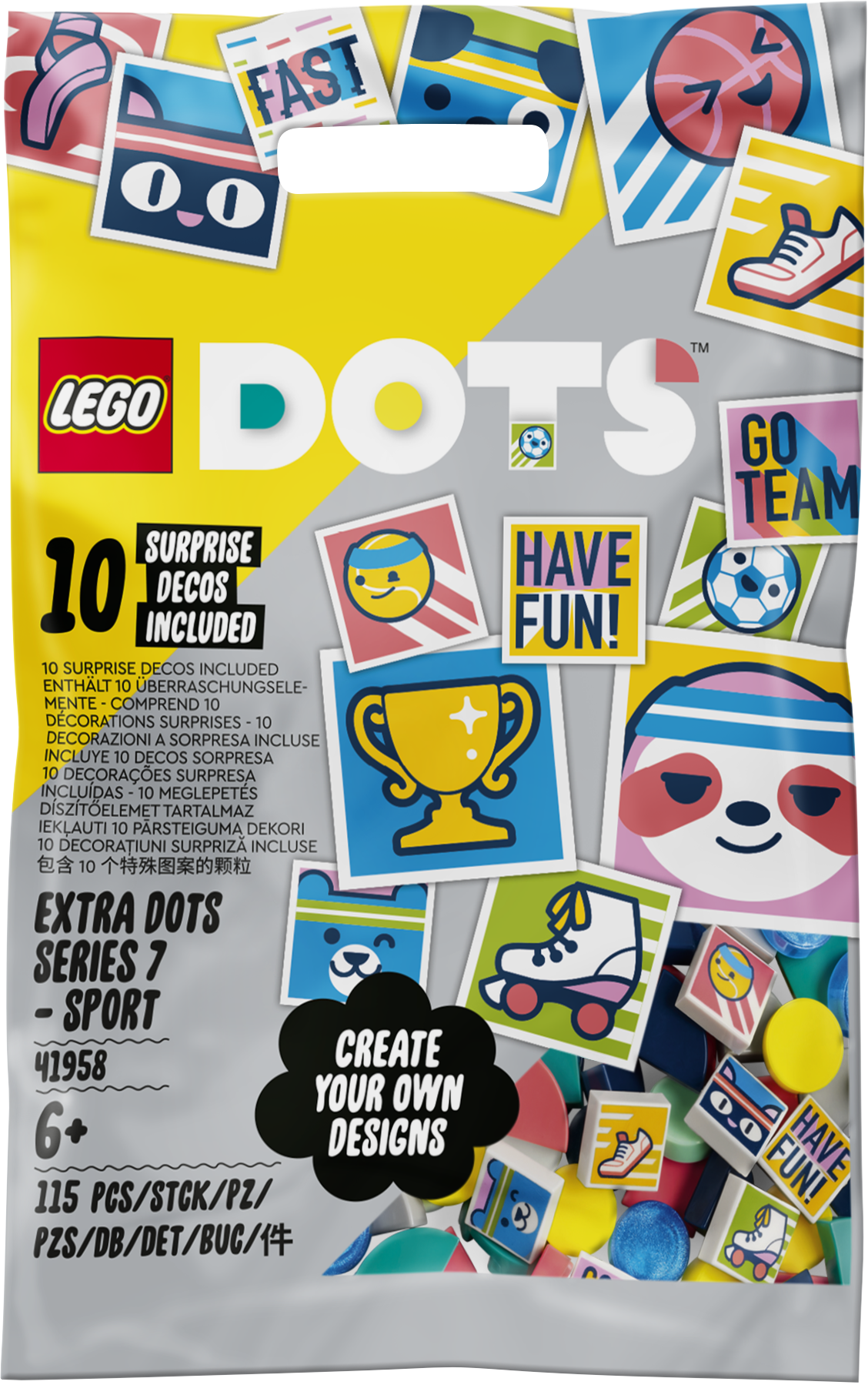 Lego 41958 DOTS Series 7 Sport tiles Set