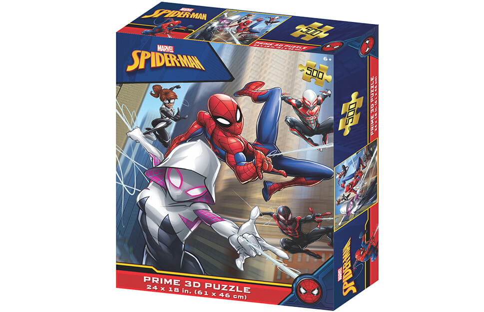 Spiderman & Ghost 500 Piece 3D Jigsaw Puzzle