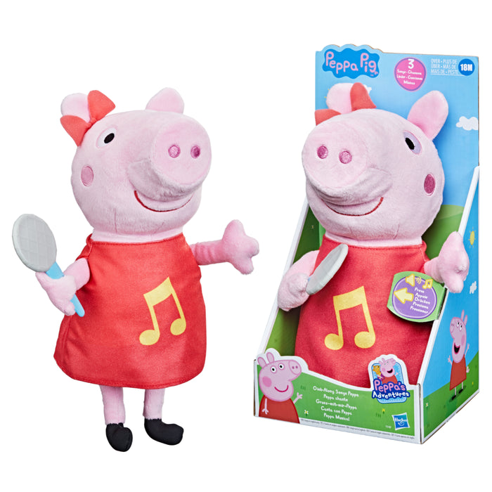 Pappa Pig Oink along Songs Plush Peppa