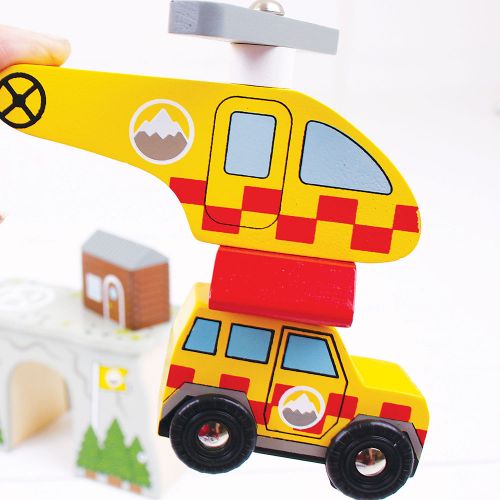 Big Jigs Mountain Rescue for Wooden Train Set