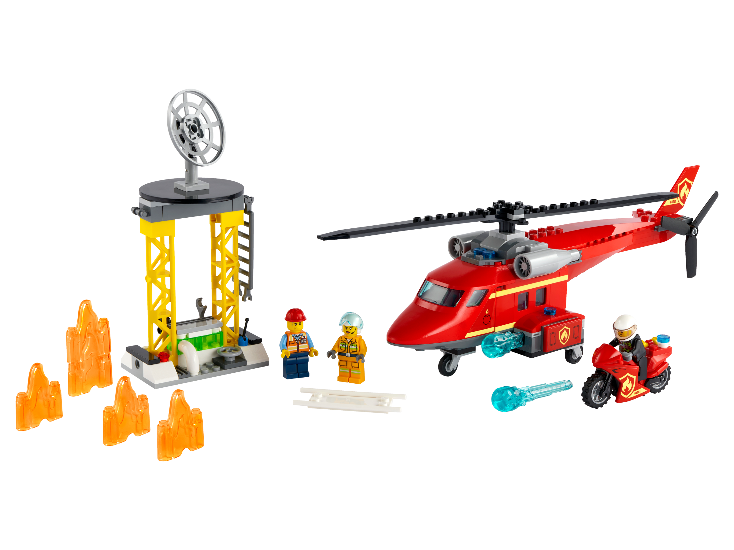 Lego 60281 Fire Rescue Helicopter