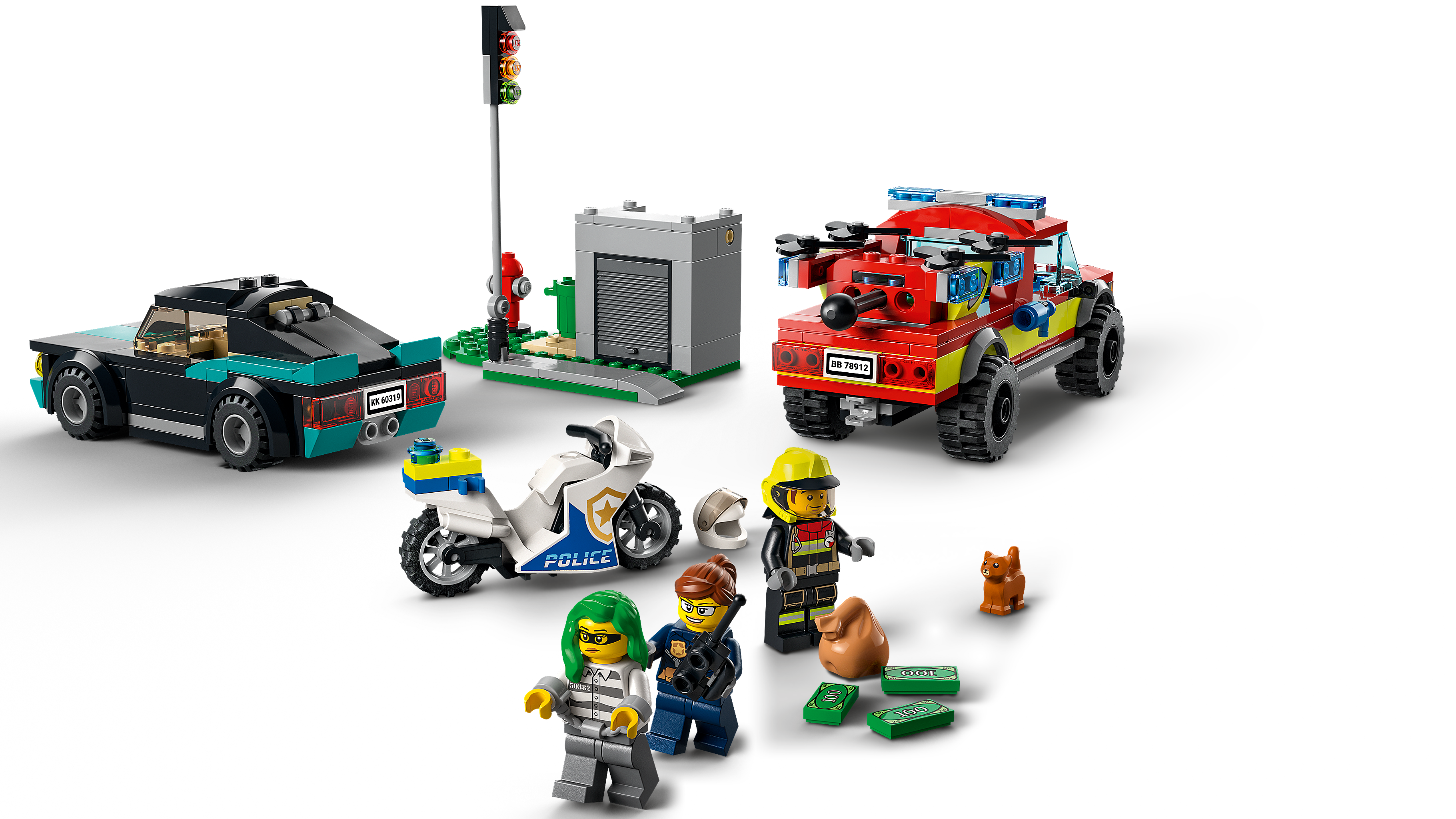 Lego 60319 Fire Rescue Police Chase