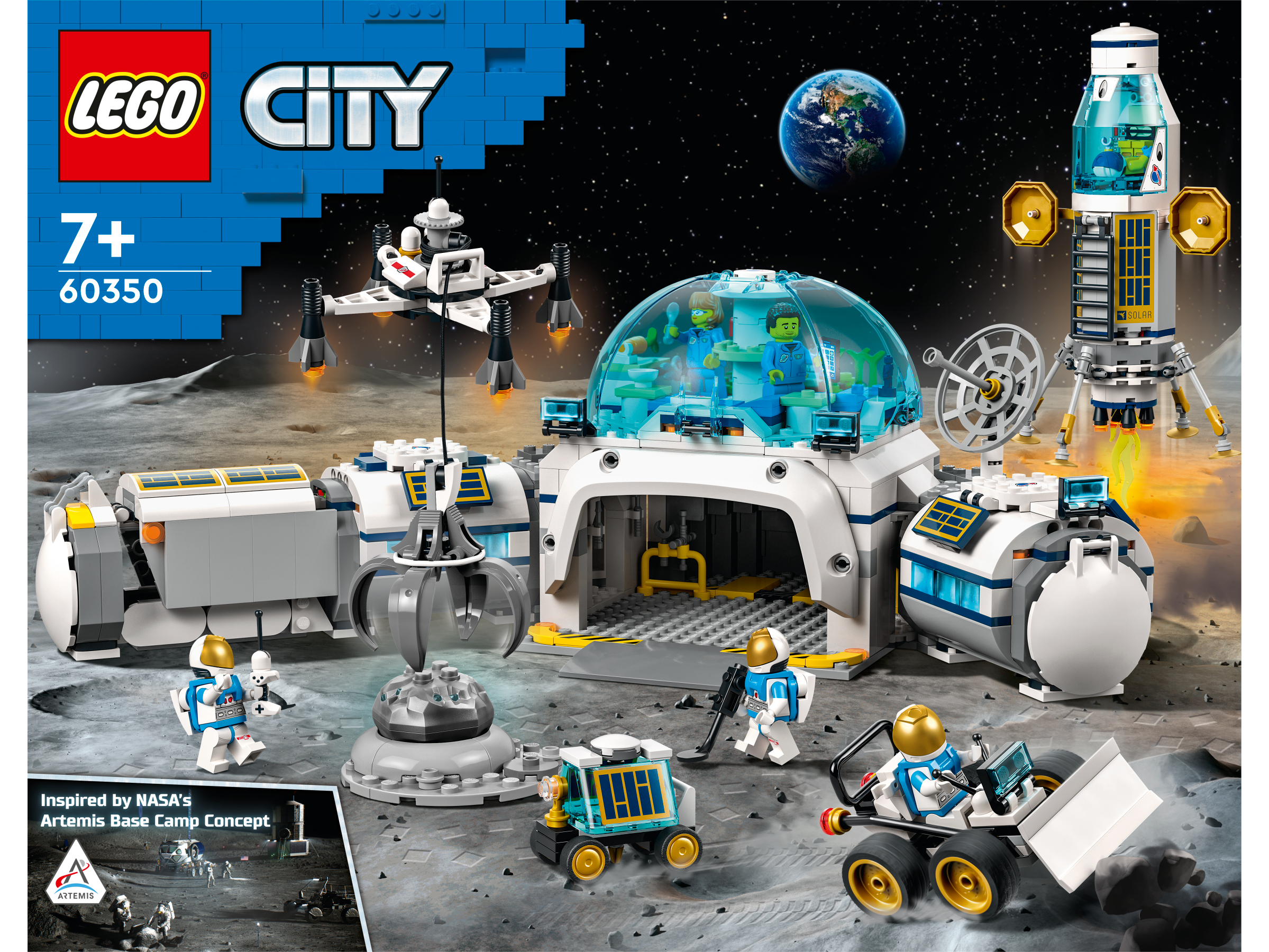 Lego 60350 Lunar Research Base Space Astronaut set