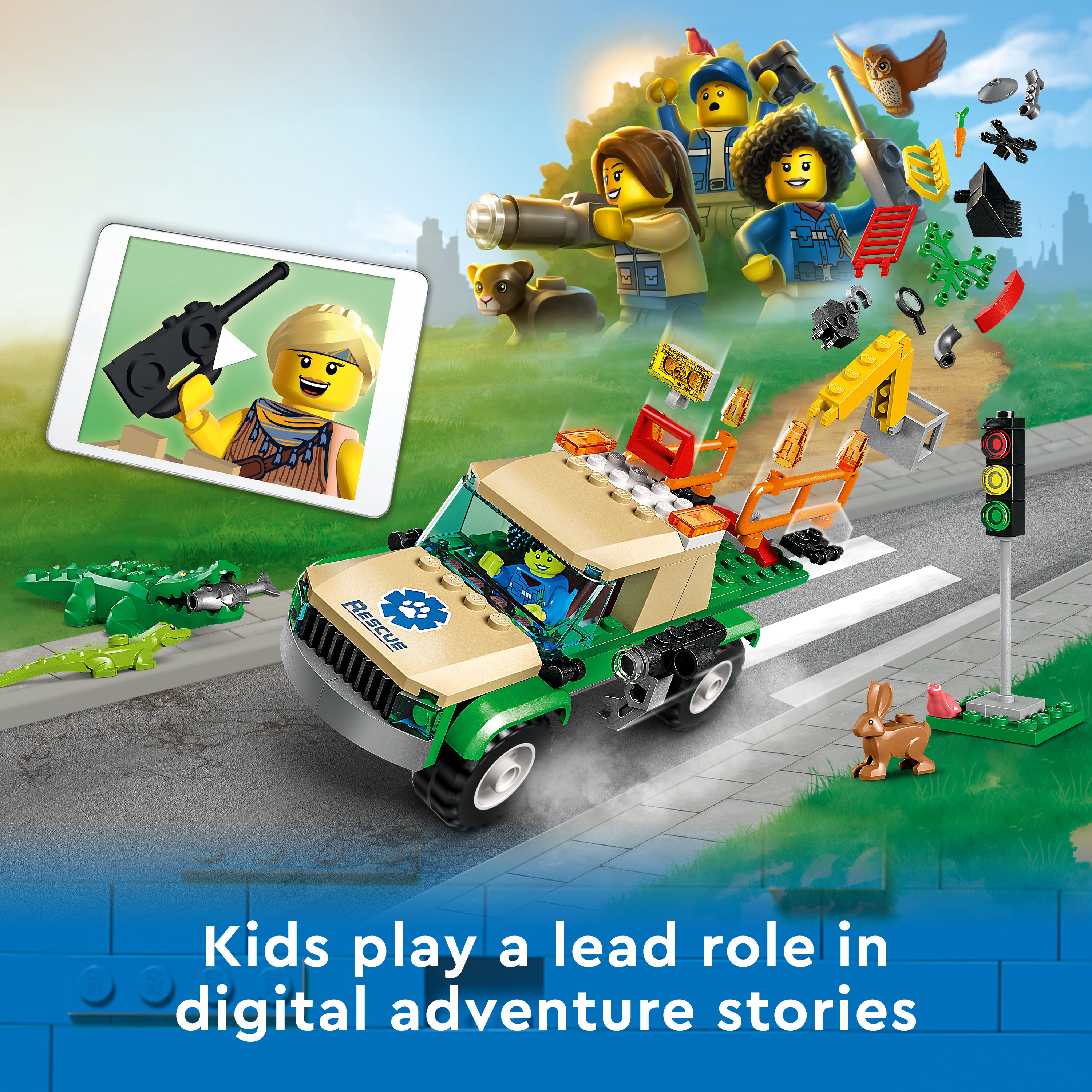Lego animal sales control truck