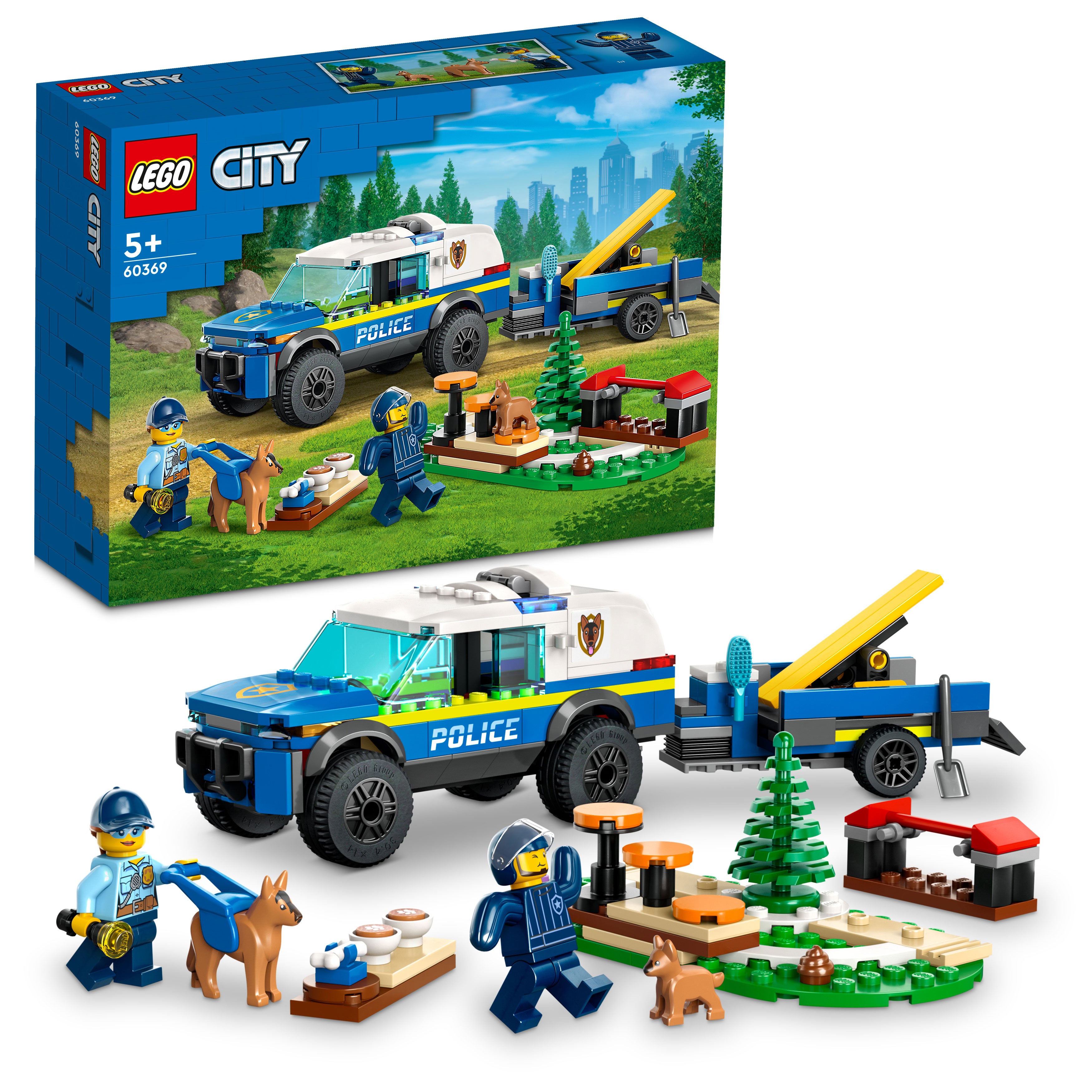 Lego 60369 Mobile Police Dog Training Set & 4x4