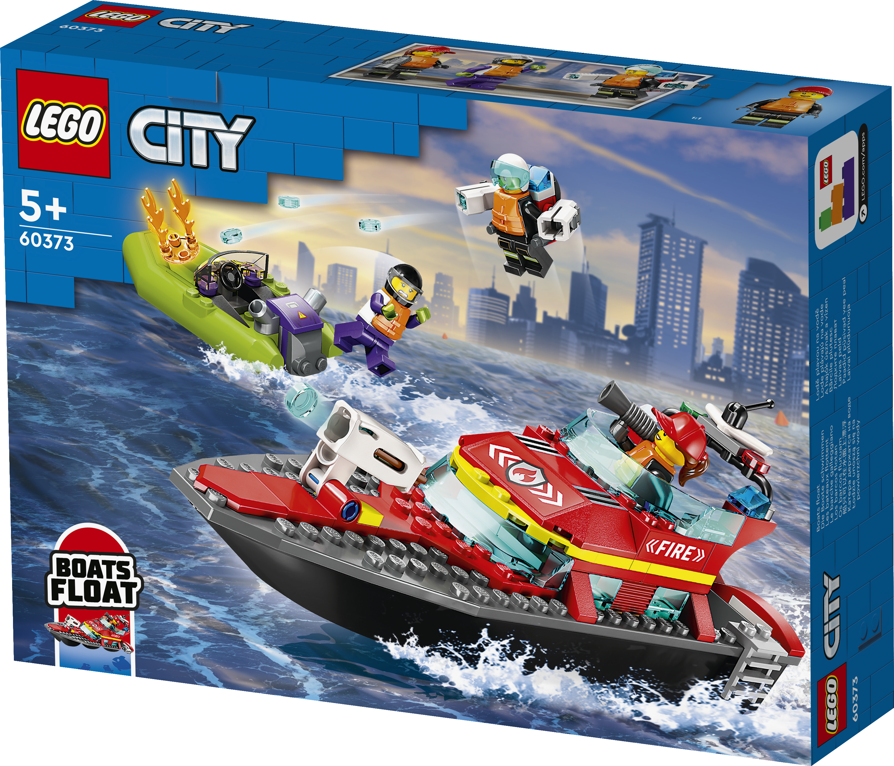 Lego 60373 Fire Rescue Boat