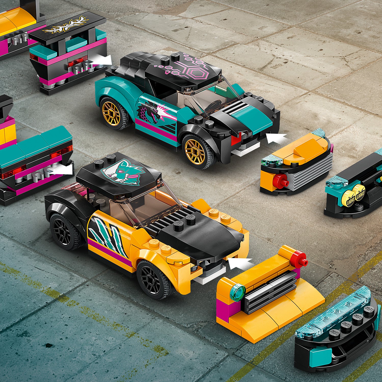 Lego 60389 Custom Car Garage