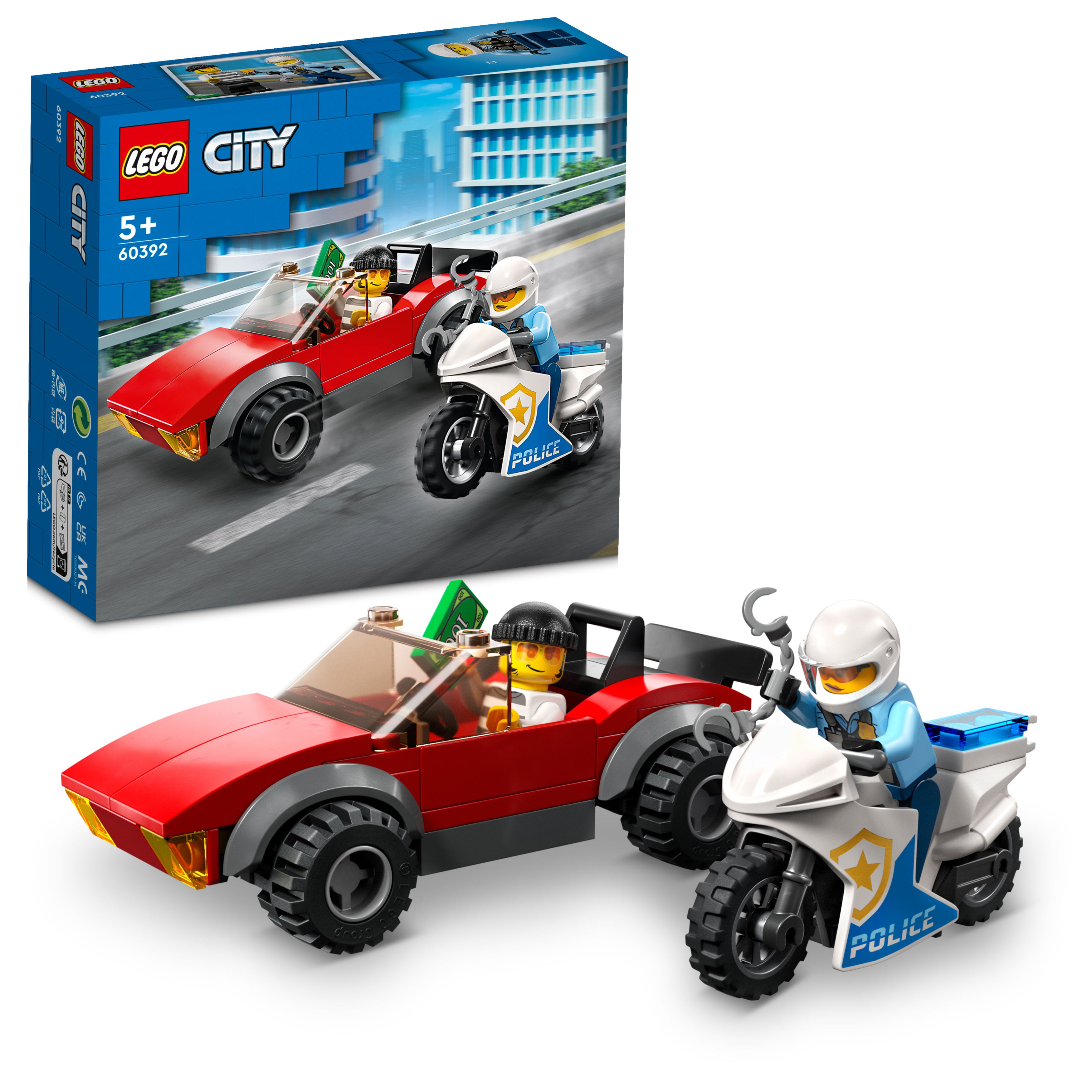 Lego 60392 Police Bike Car Chase