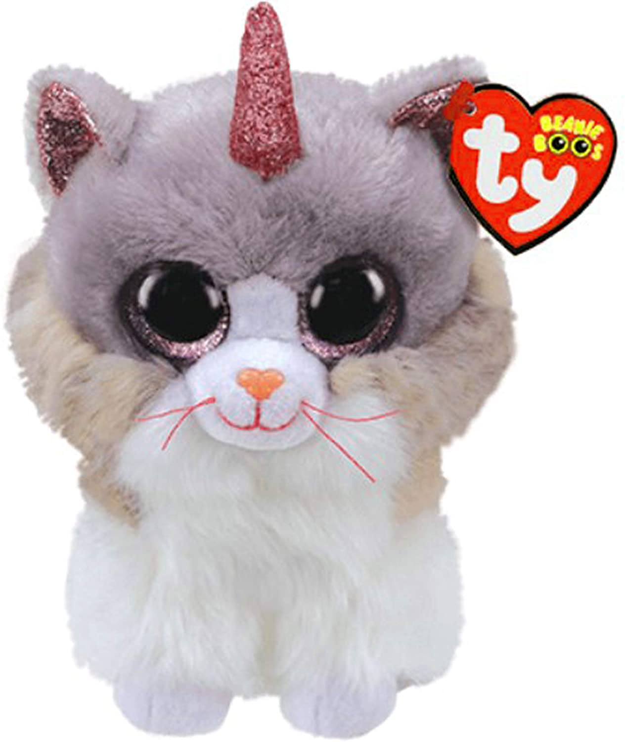 TY Asher Cat With Horn Boo Regular