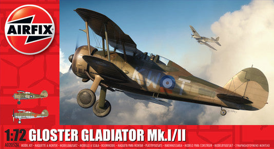 Airfix Glouster Gladiator MkI & II 1:72 Scale