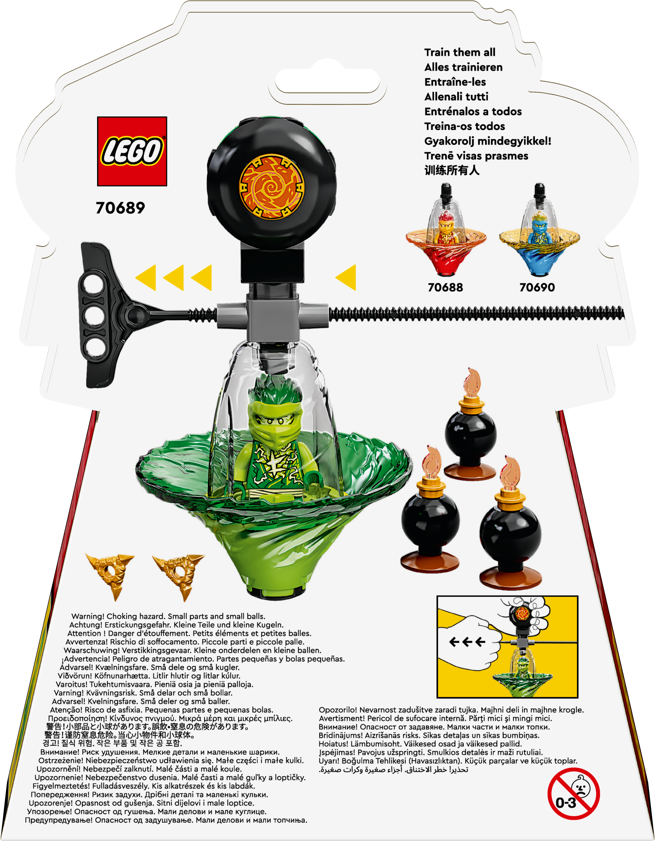 Lego 70689 Lego Ninjago Bomb Dodge Spinner