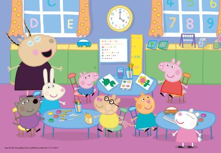 Ravensburger Peppa Pig Classroom Fun 35 Pce Puzzle