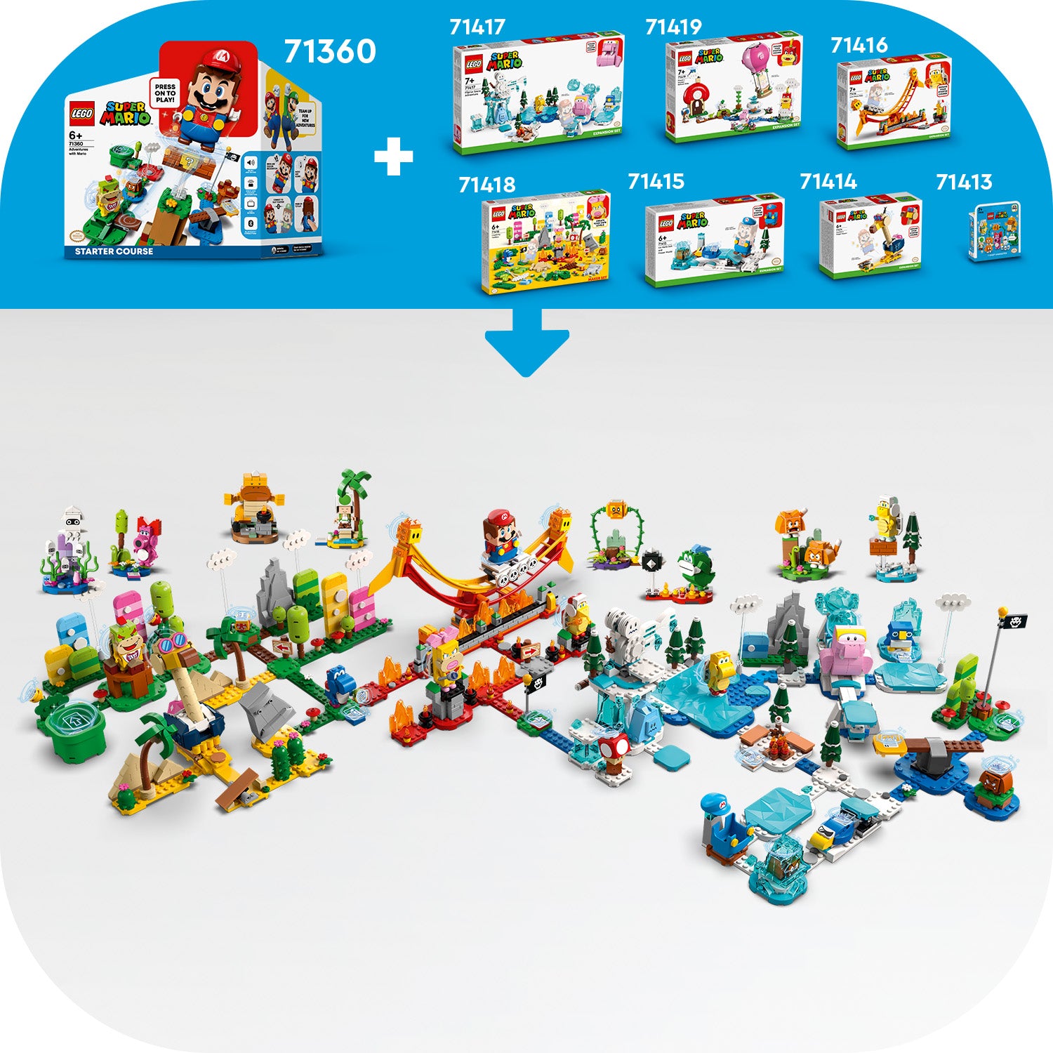 Lego 71415 Ice Mario Suit and Froze