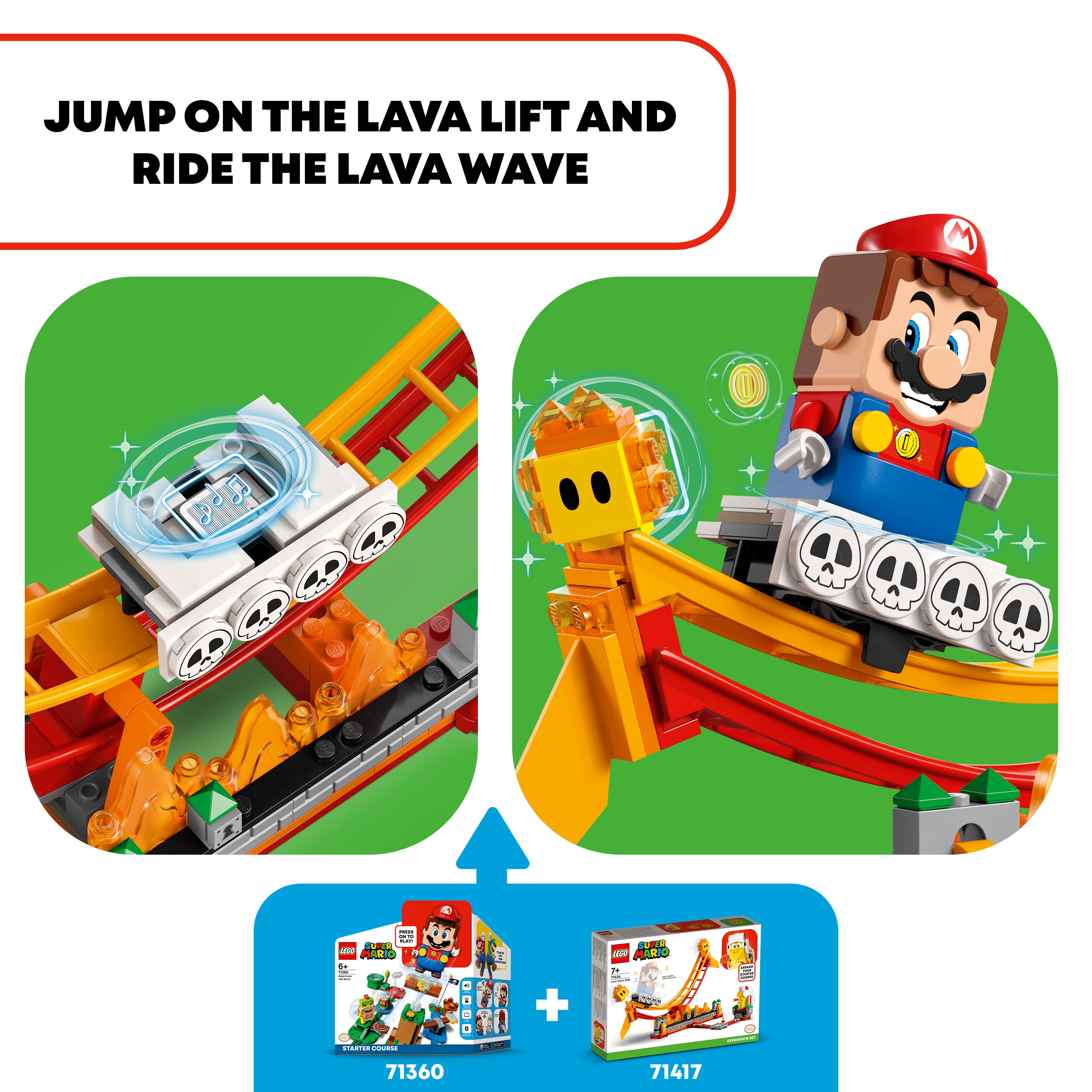 Lego 71416 Lava Wave Ride Expansion