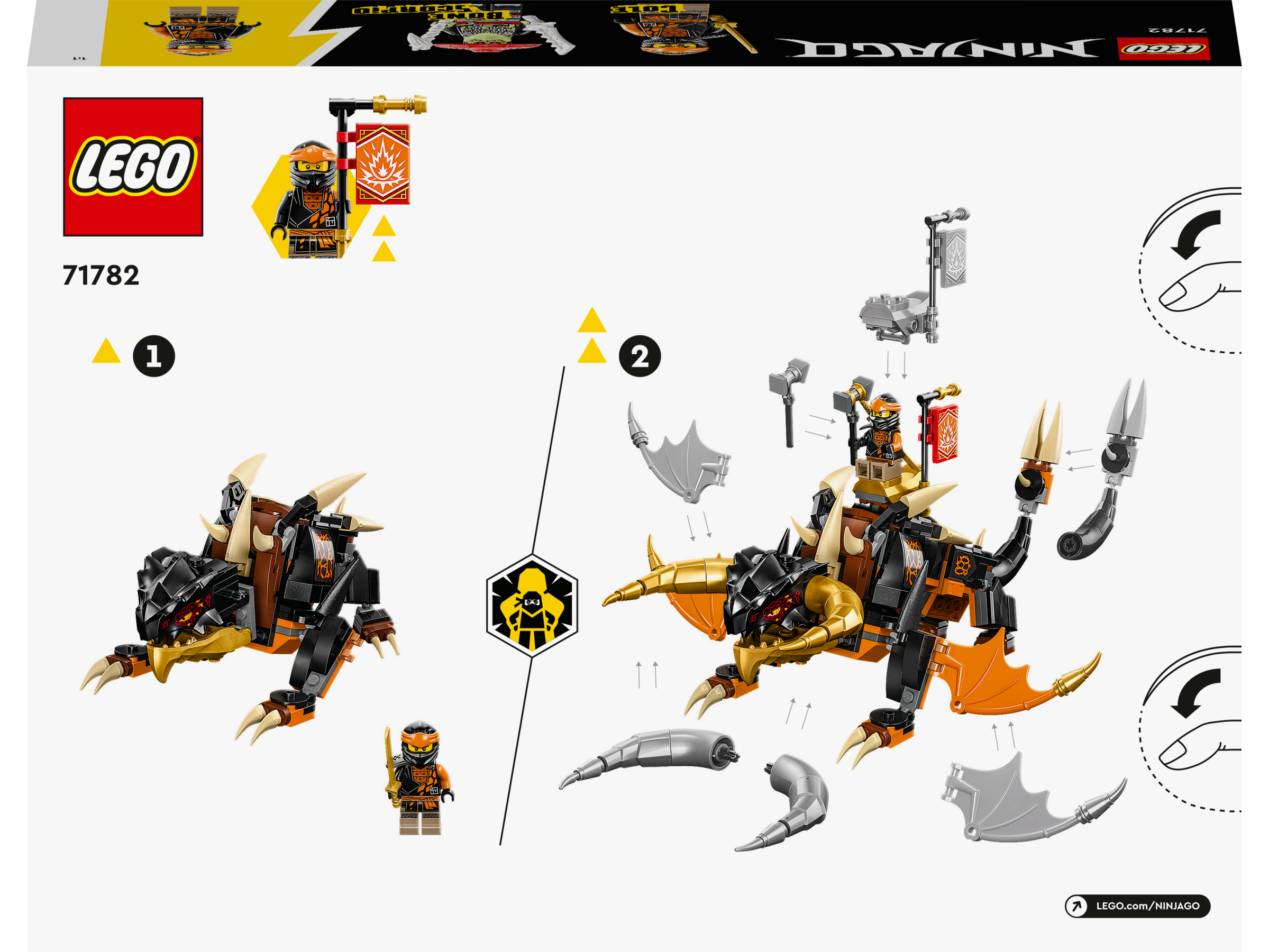 Lego 71782 Coles Earth Dragon EVO