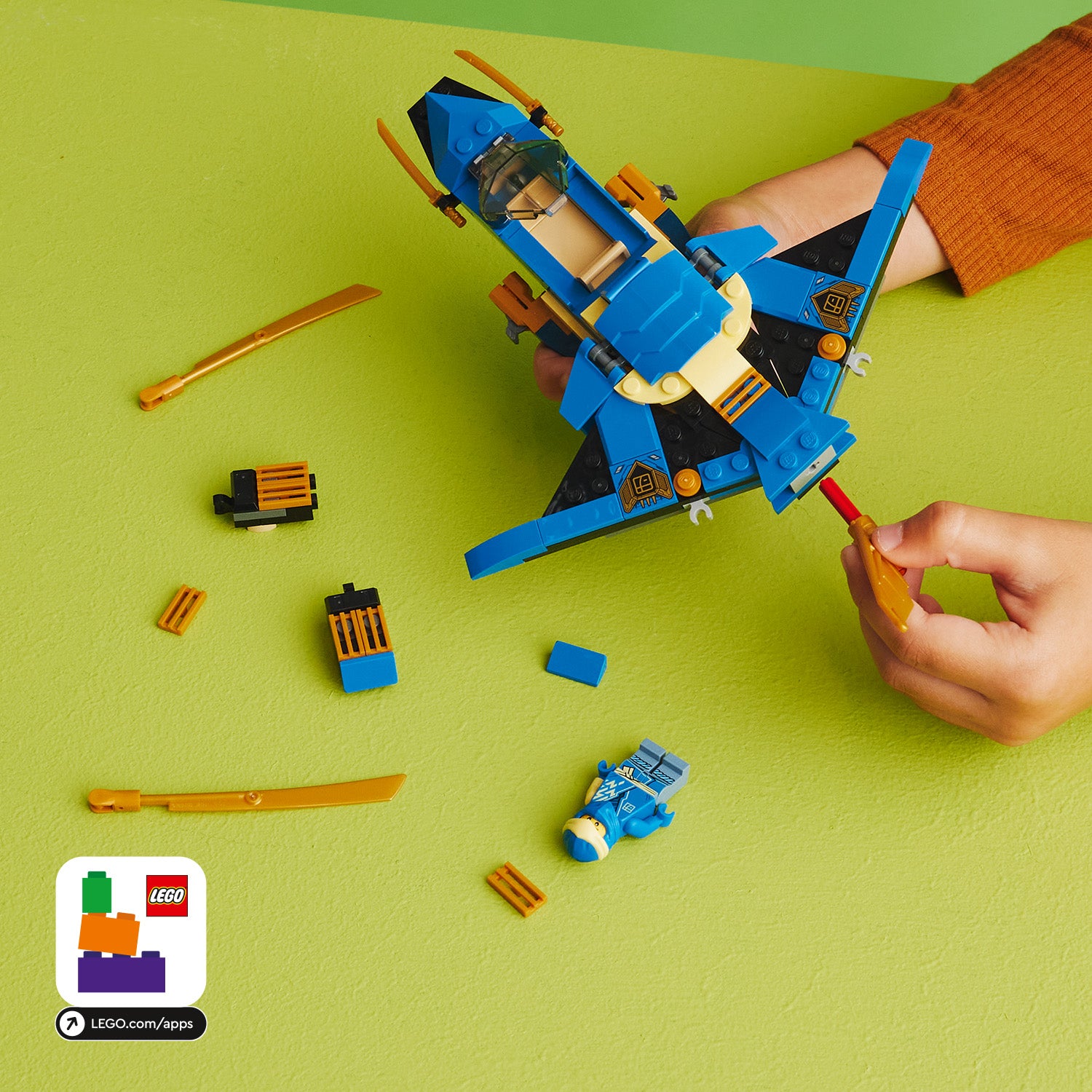 Lego 71784 Jays Lightning Jet EVO