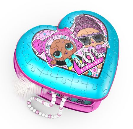 Ravensburger  Lol 3D Heart 54 Piece Jigsaw
