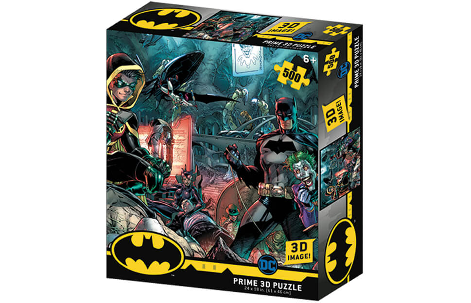 Batman & Robin 500 Piece 3D Jigsaw Puzzle