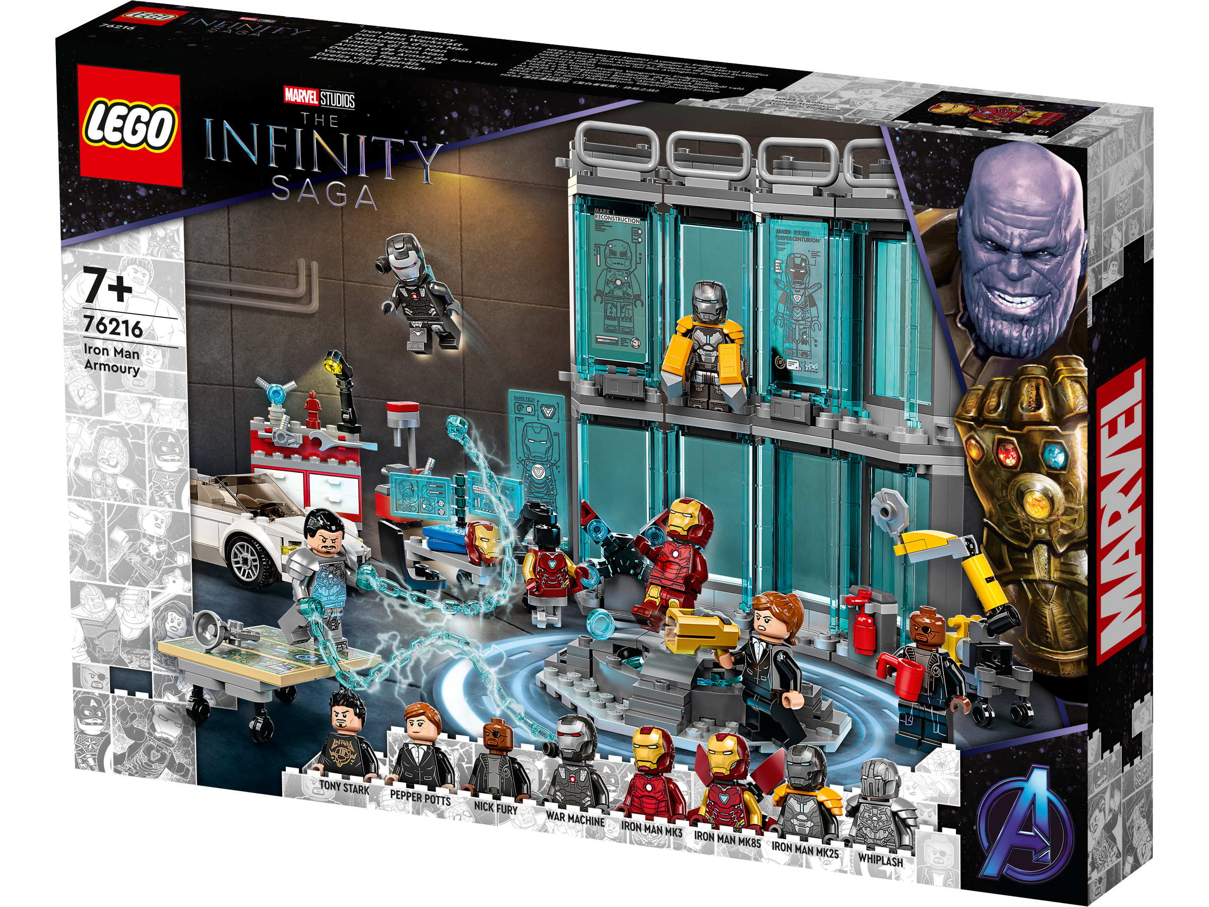 Lego 76216 Marvel Iron Man Armory Set