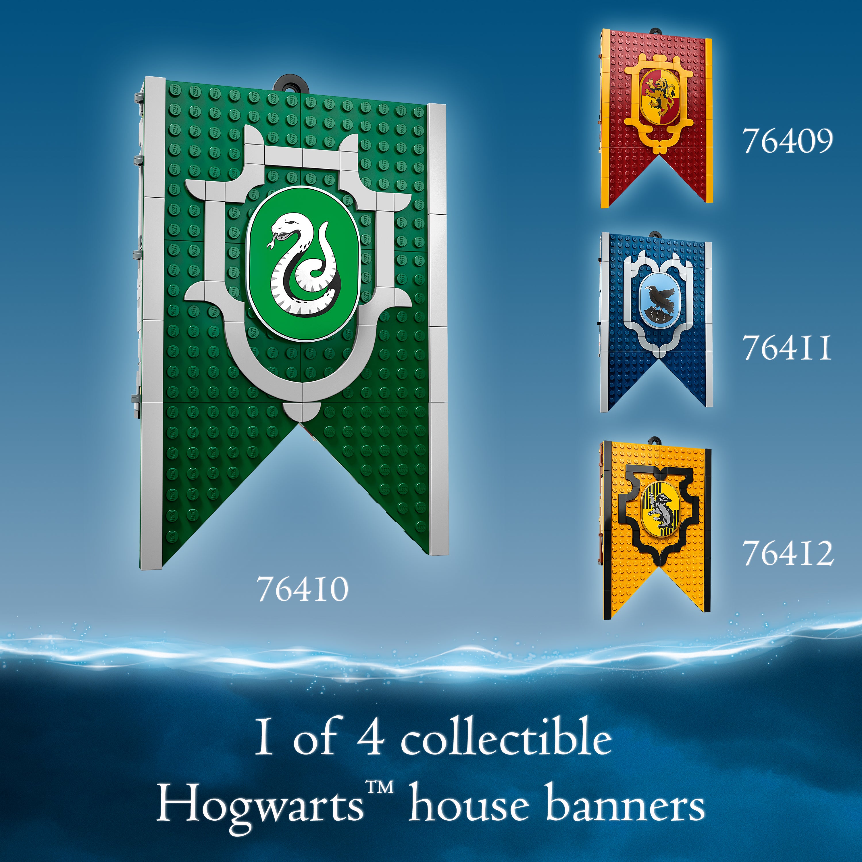Lego 76410 Slytherin House Banner
