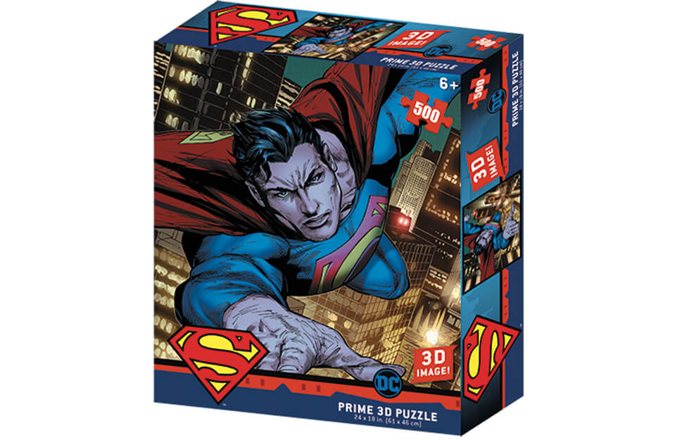 Superman 500 Piece 3D Jigsaw Puzzle