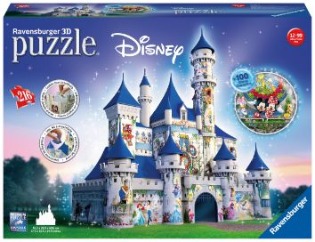 Ravensburger  Disney Castle 3D Puzzle 216 Piece Ji