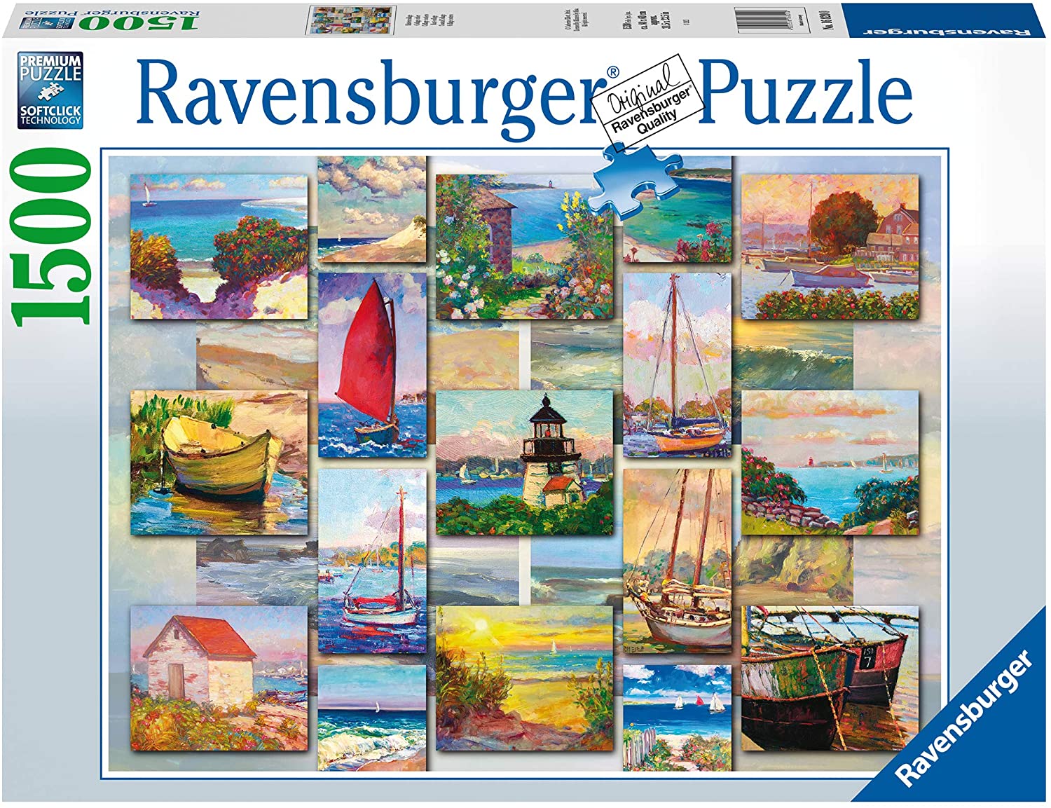 Ravensburger Coastal Collage 1500 Piece Jigsaw