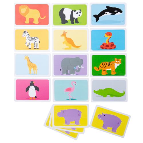 Snap Wild Animals Card Game