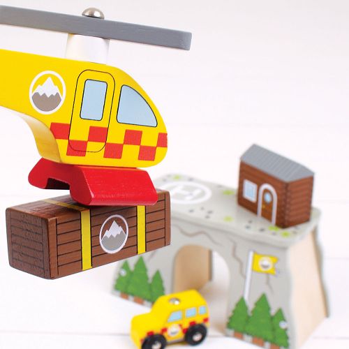 Big Jigs Mountain Rescue for Wooden Train Set