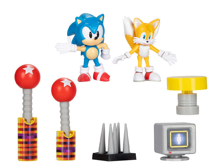 Sonic 2.5In Figure Diorama Set