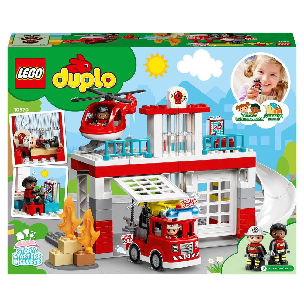 Lego 10970 Fire Station & Helicopter