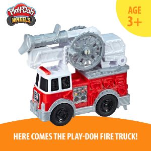 Playdoh Fire Truck Wheelies