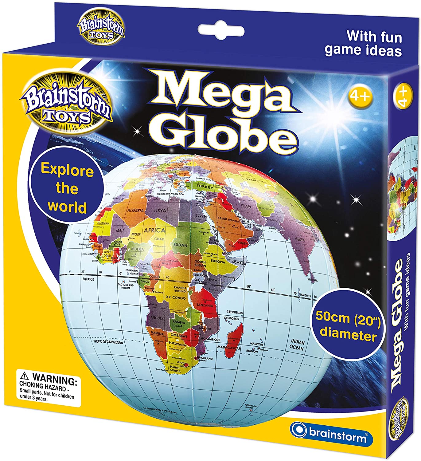Inflatable 50 centimetre Mega Globe