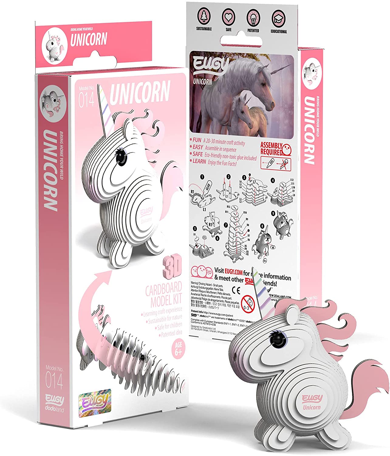 EUGY Unicorn Sky 3D Puzzle