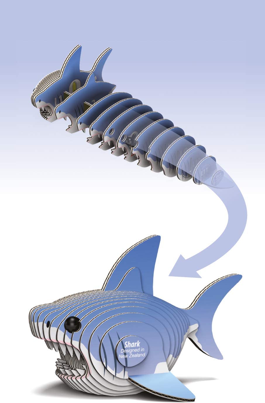 EUGY Shark 3D Puzzle