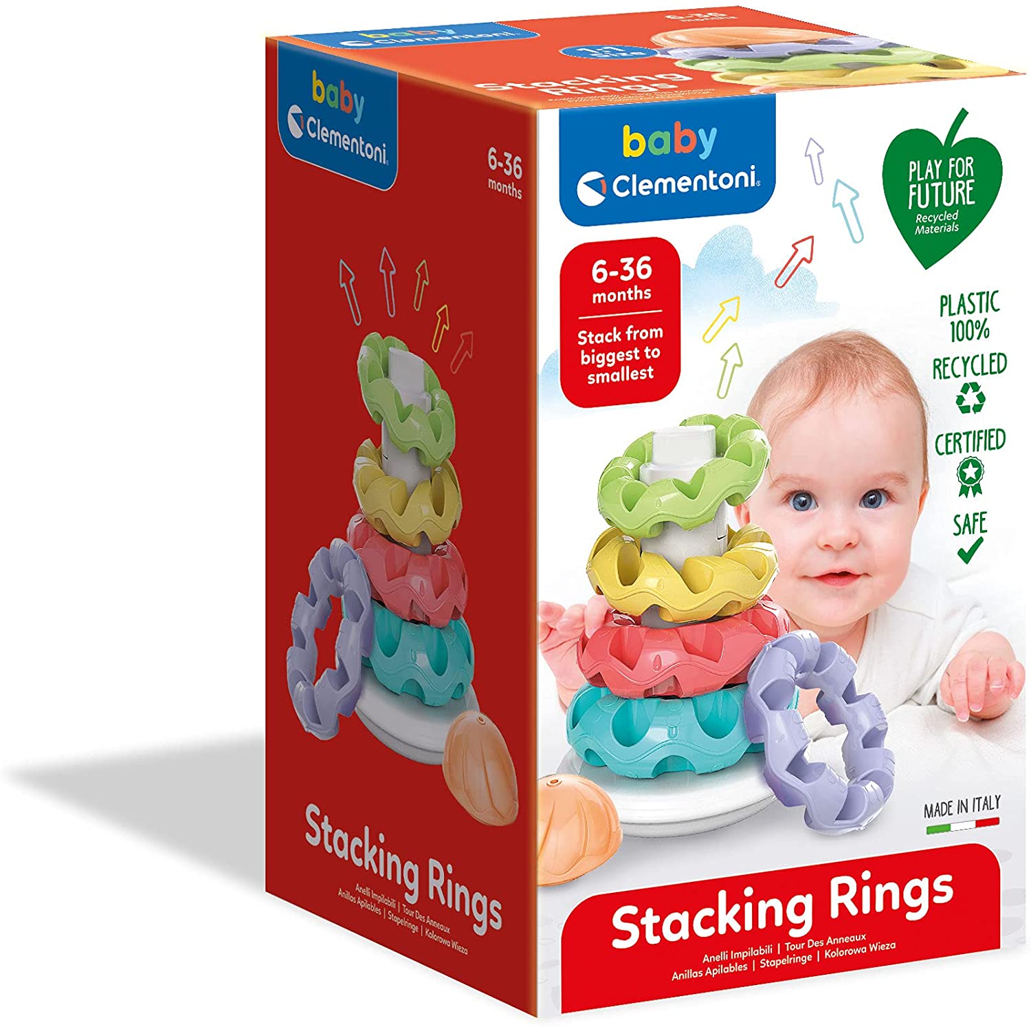 Baby Clementoni - Stacking Rings