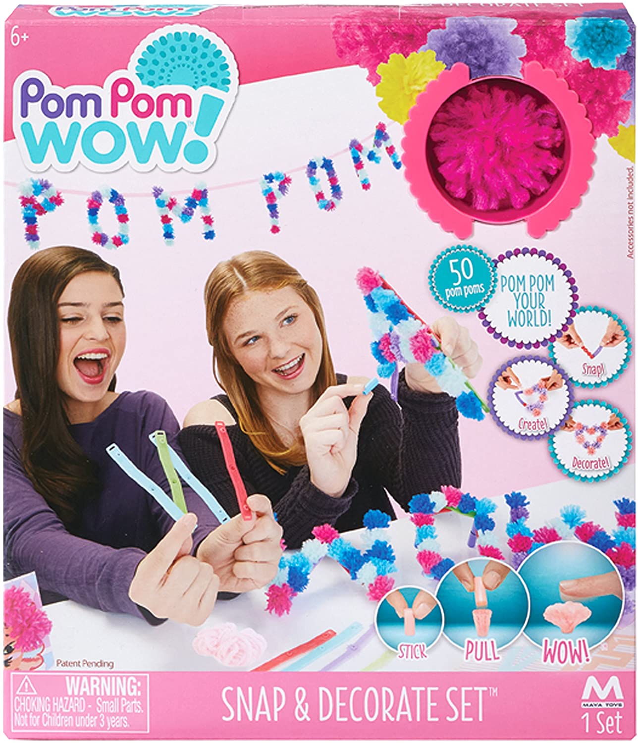 Pom Pom Snap & Decorate Set