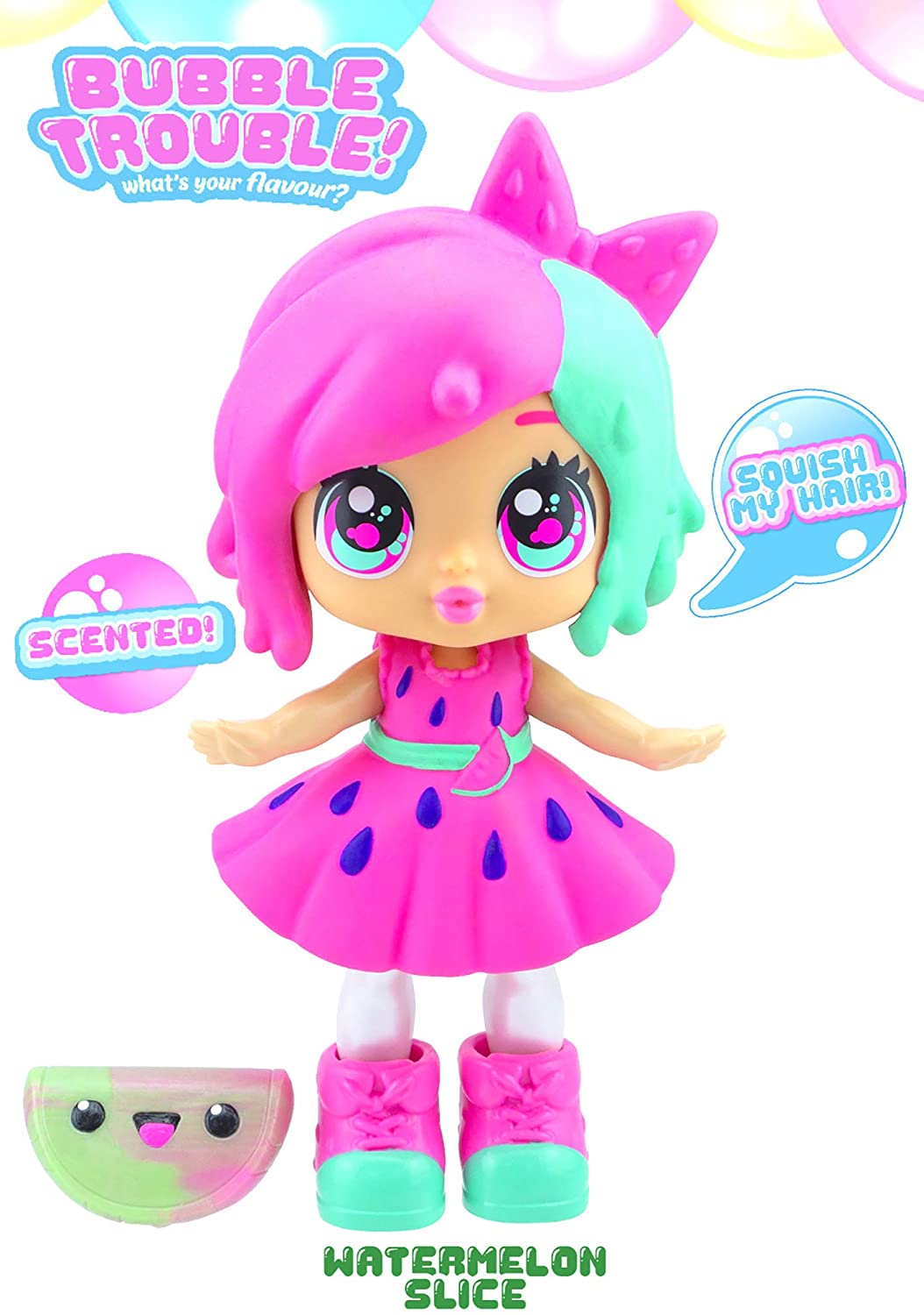 Bubble Trouble Watermelon Doll