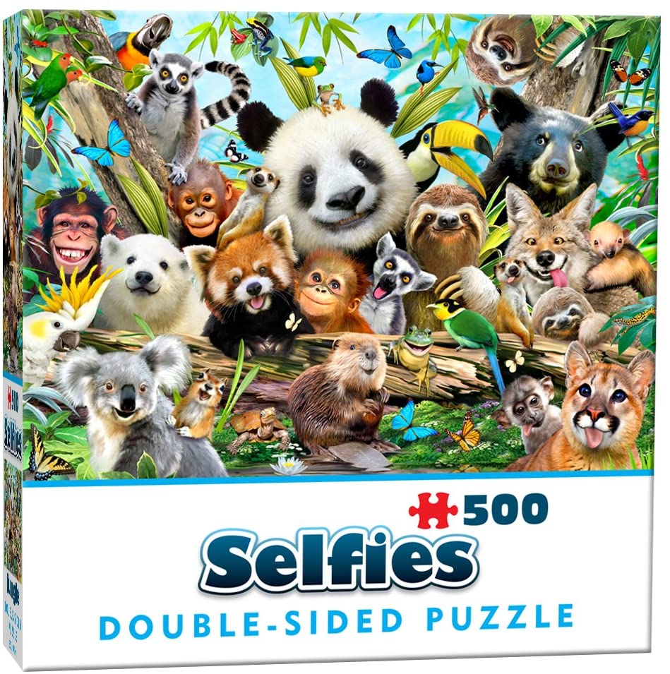 Double-Sided Selfie - Jungle