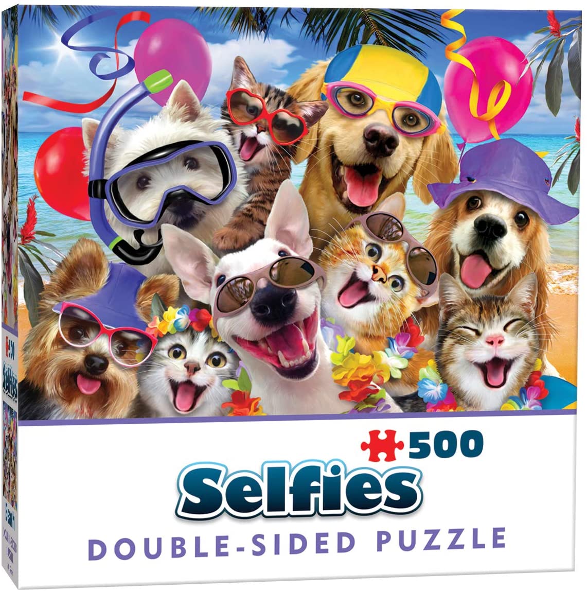 Double-Sided Selfie - Beach Party