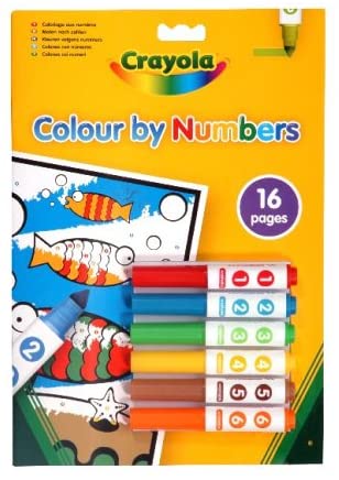 Crayola Colour By Num Book & Mini