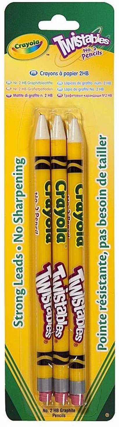 Crayola 3 Twistables Graphite Penci