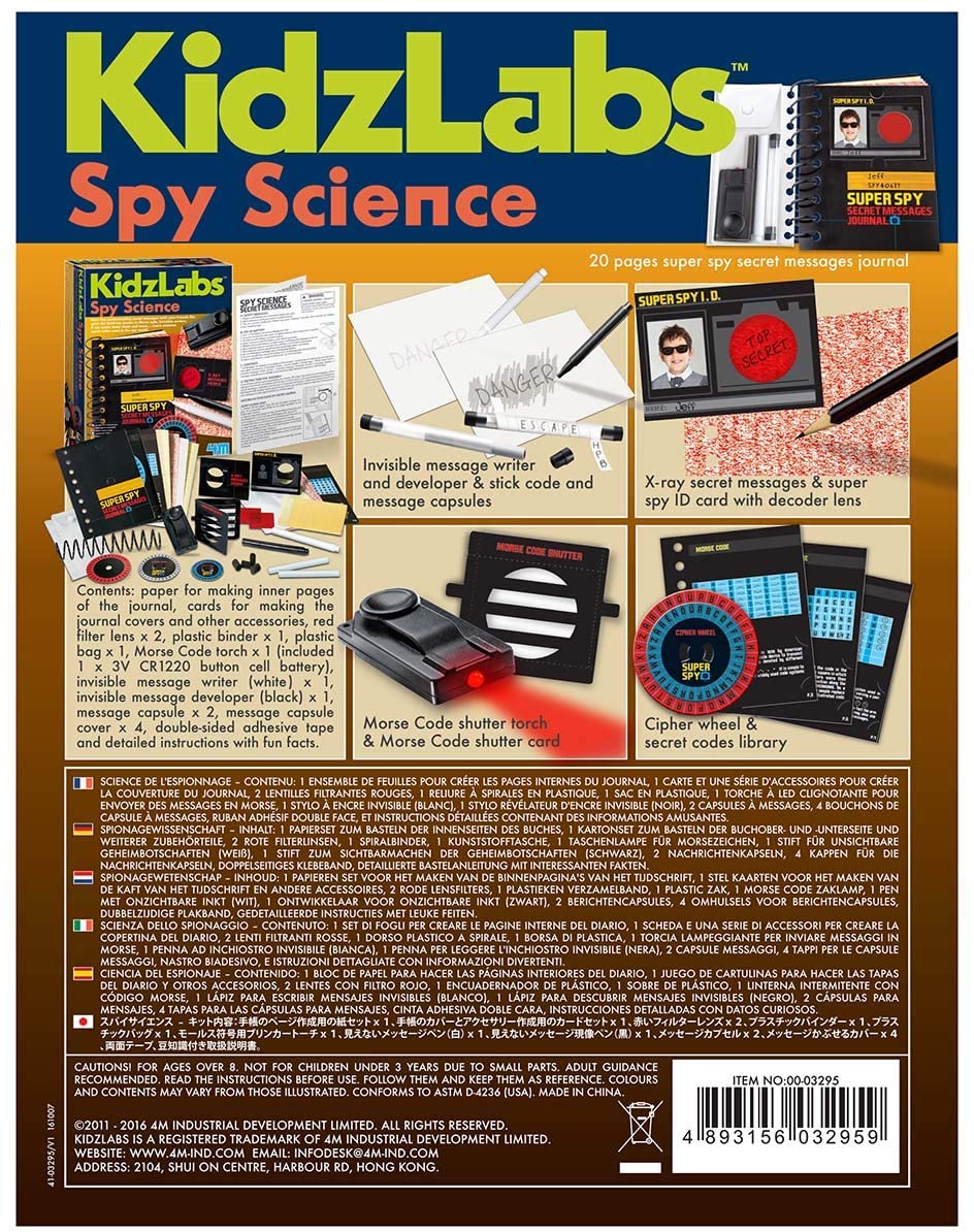 Hidden Message Science Spy Science Secret Message Kit