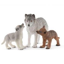 Schleich Mother Wolf & Cub